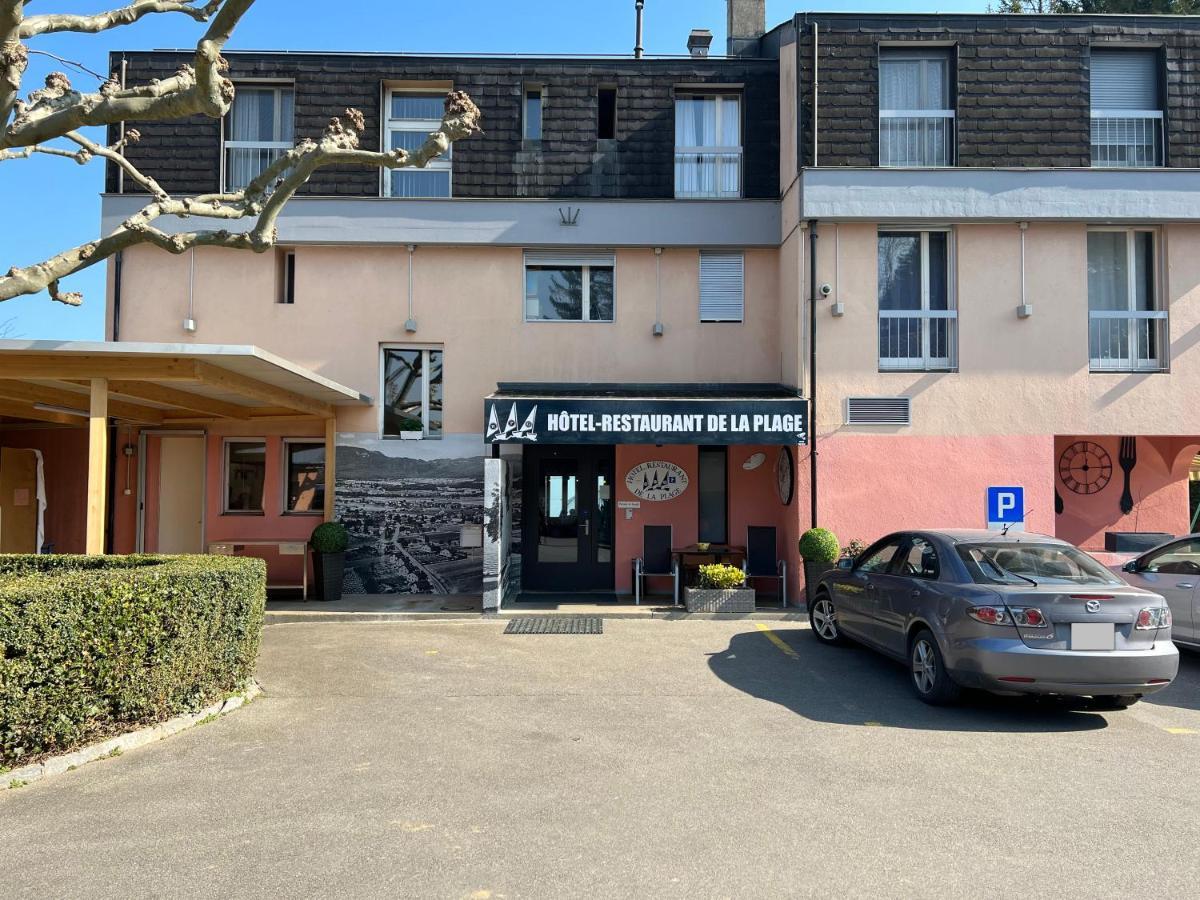 Hotel Restaurant De La Plage Gland Kültér fotó