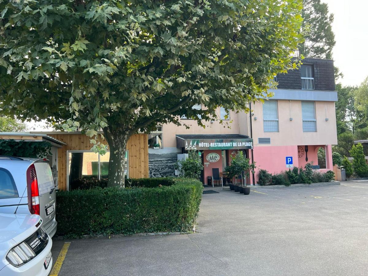 Hotel Restaurant De La Plage Gland Kültér fotó